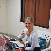 Working at the women's empowerment NGO