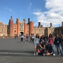 This is one of my favorite memories. Me and my friends having fun at Hampton Court Palace, definitely a trip that will always be in my mind.