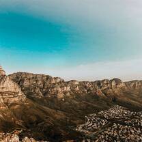 Table Mountain viewed from Lion's Head Mountain 