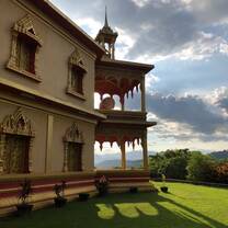 We visited the beautiful temples around the city of Luang Prabang.