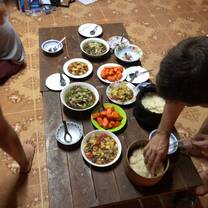 The food we got served at Aay's Village was delicious!