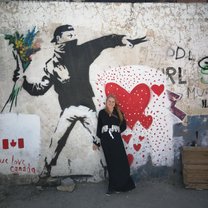 Banksy Painting-Bethlehem