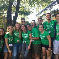 Counselor team from July 2017 in Saut du Loup location American Village counselors in France