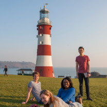 Smeatons Tower on Plymouth Hoe