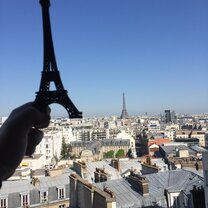 Eiffel Tower View from Bedroom