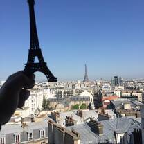 Eiffel Tower View from Bedroom