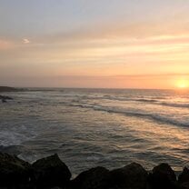 Rabat ocean sunset