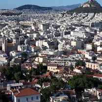 Athens view from the top of the Acropolis