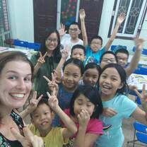 Teaching the Me Tri Thuong class