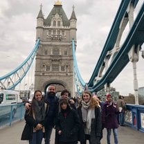 My host family and I in London!