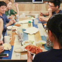 Eating together in Hokkaido