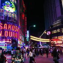 Celebrations winding down after Tanabata celebrations in Asakusa.