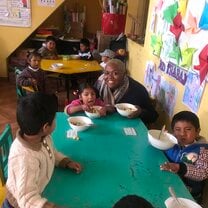 Lunch with the kids