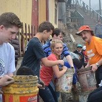 Los Pinos, Peru Building stairs, Los Pinos, Peru