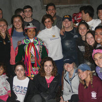 Los Pinos , Peru Our students at Los Pinos, Peru