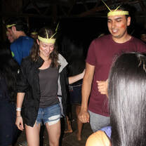 Amazon tribe taught us a traditional dance
