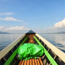 Photo of a boat in Shan State, Myanmar (Inle Lake)