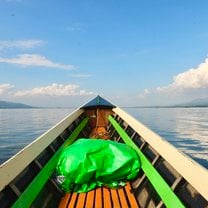 Photo of a boat in Shan State, Myanmar (Inle Lake)