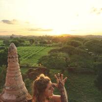 Yoga/Meditation in Bagan, Myanmar