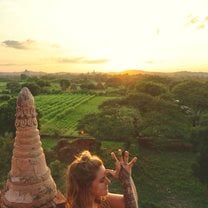 Yoga/Meditation in Bagan, Myanmar