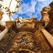 Historical building facade in Valencia, Spain