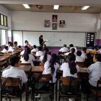 Sarabjit teaching at thai school