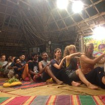Fun activities at Sadhana Forest Main hut