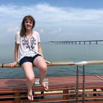 Me at the pier en route to Na’nao Island