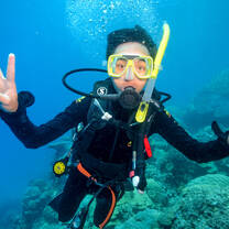 diving