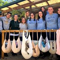Students at a rehabilitation center with Joeys