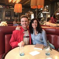 Enjoying the many different culinary options of London!