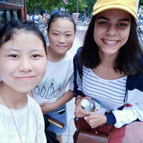 2 girls from Yunnan I met on my day off in Nanjing