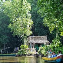 Canoeing at Can Gio