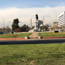Baquedano District Mountains in Back