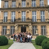 Walking around the city of Aix learning about Sex