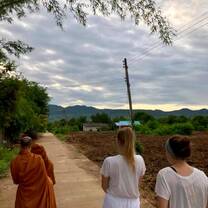 Overnight Temple Stay, Alms Round