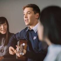 Our interactive classes excite both the teacher and student! (you need not play guitar)