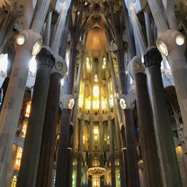 Inside of La Sagrada Familia