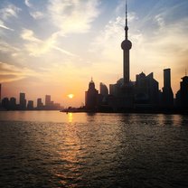 Sunrise at the Bund