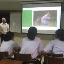 The Practicum in Action Tim teaching one of his first classes!