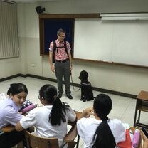Tagg Visits an English TEFL Class Wayne and Tagg