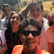 Us at the safari trip