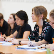 Students in class