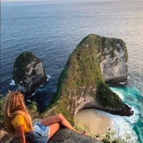 Nusa penida cliff beach