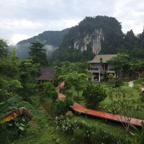Housing This is the incredible view at the housing. This is also where I hit the glass door.