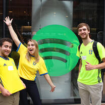 Company visit at Spotify 