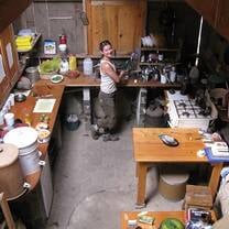 Rachel in the Kitchen! Thanks for all the yummy food!