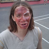 Victim of a face painting event