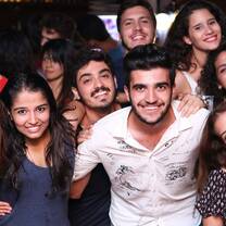 Party time with volunteers in Delhi, India with The Tarzan Way