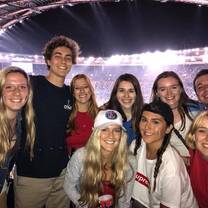 My IES classmates and I cheering on the France national soccer team against Ireland!